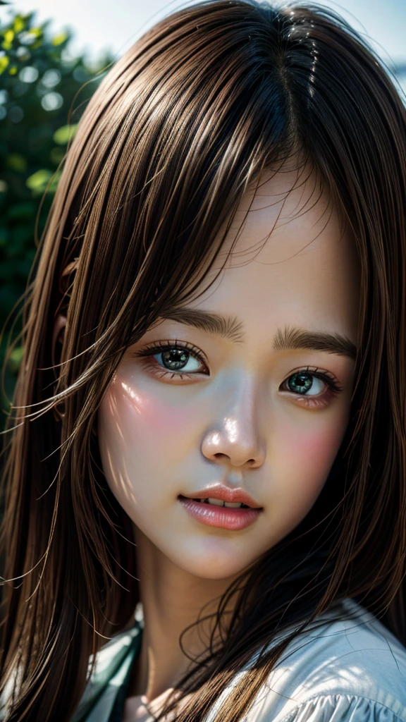 (Representative works:1.3)、(8k、 realistic 、 RAW photo、 Max Image:1.4)、(30 year old mature woman)、 small face 、Eyes Shining、 beautiful face、( realistic  Face)、 no makeup in the coal mine、Natural Cosmetics 、light makeup、 (  dark brown hair in student uniforms)、 beautiful hairstyle、 realistic  eyes、 blonde twin tails 、 ( realistic な肌)、 beautiful skin 、 ( Casual Fashion)、 Confused、 charm、超 high definition 、 super real 、  high definition 、Golden Ratio