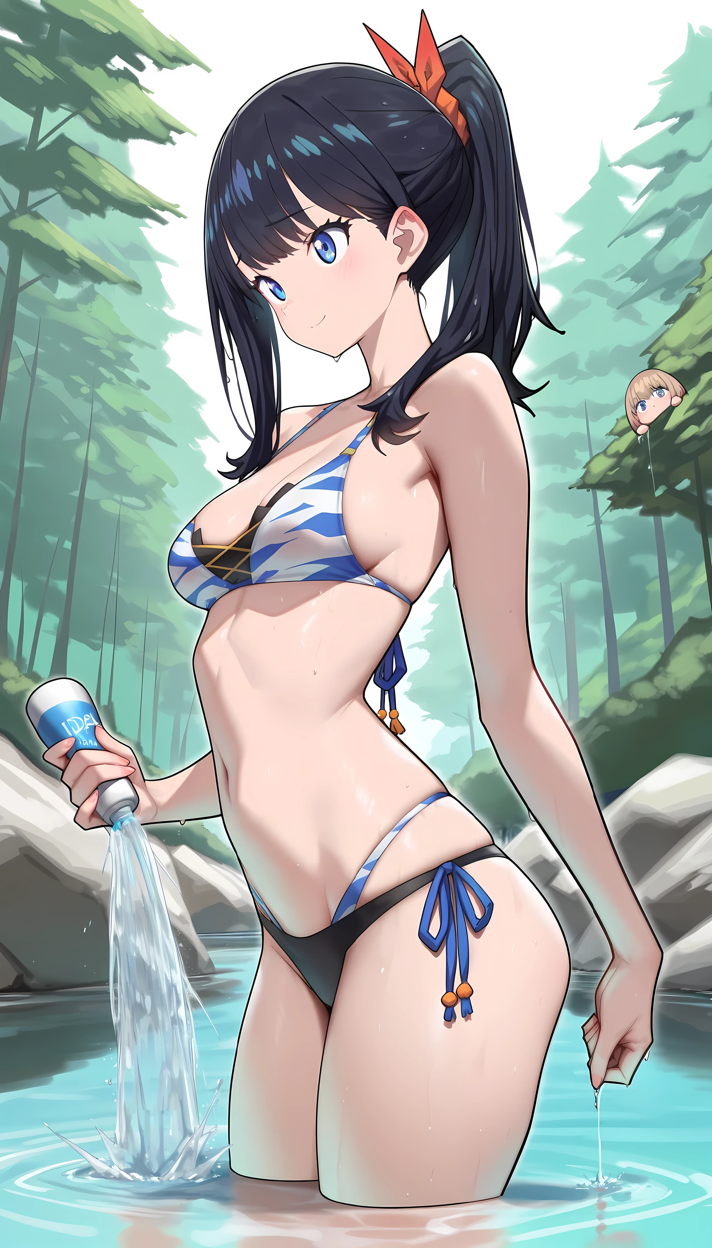 Caution when browsing、最High quality、Alta calidad、La mejor calidad de imagen、8K、最high resolution、high resolution、最High quality、obra maestra、far and near method、Cuerpo humano detallado y realista、Piel densa y realista、Cara realista en cada detalle、Realistic reproduction of every detail.、Labios detallados y realistas.、Dientes detallados y realistas.、Orejas detalladas y realistas.、Cabello negro detallado y orejas de gato realista.、Brazos detallados y realistas.、Realistic reproduction of every detail.、Dedos realistas en cada detalle.、(hermosas manos、Pulgar1referencia4)、Realistic feet down to the last detail.、((hermosa chica japonesa))、(japanese model), (mujeres japonesas)、((beautiful 18 year old girl))、(pelo negro)、(coletas con flequillo)、(ojos rojos, mirada sexy)、((Todo el cuerpo))、((Senos con pezones respingones、Pechos grandes))、(Small and thin body type.)、(Todo el cuerpoGlossy skin、Piel blanca)、((Cuero de color aleatorio(Usando un bikini bandeau))、(luz natural suave)、((rascacielos en la azotea(Aguas termales artificiales en la azotea.))、((A hot spring where you can enjoy a 360-degree view.))、((Disfrute de las aguas termales mientras contempla los rascacielos de los alrededores.))、((Puedes ver un rascacielos al fondo..))、((Aguas termales rodeadas de rocas.))、((deep bathtub(aguas termales profundas))、((chicas onsen))、((Entra a las aguas termales))、((A woman warming herself in a hot spring.))、((A woman lying down and relaxing in a hot spring.))、((Soak in a hot spring))、((腰までSoak in a hot spring))、((寝転んでSoak in a hot spring))、((Dormir en aguas termales))、((Soak in a hot spring))、((肩までSoak in a hot spring))、((Agua termal extremadamente clara))、((El cuerpo principal visto desde la superficie del agua.))、((Aguas termales llenas de vapor espeso))、((De las aguas termales sale mucho vapor...))