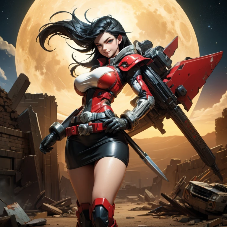 (masterpiece) (unreal engine) (photo realistic) female black hair warrior, looking at you, mouth mask, fur,  weapons, cyberpunk, armor, guardians of the galaxy, fine scharp details, raytracing, art station, stunning character art, fanart best artstation, epic exquisite character art, beautiful armor, extremely detailed artgerm, detailed digital anime art, artgerm on artstation pixiv --auto --s2