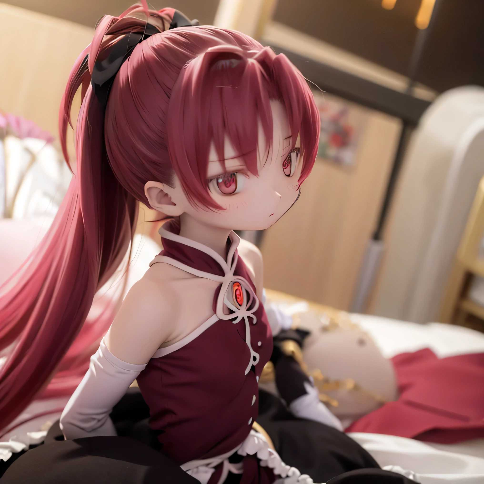        Details,           beautiful woman with expressive eyes     ,        perfect face,    ,   Attention to      Details ,    anime style,        bright color, cute, Guste     ,      curvy and plump body    , , Rye and bed. poor、        Sexy Poses   ,Sakura Kyoko's hairstyle            、cute