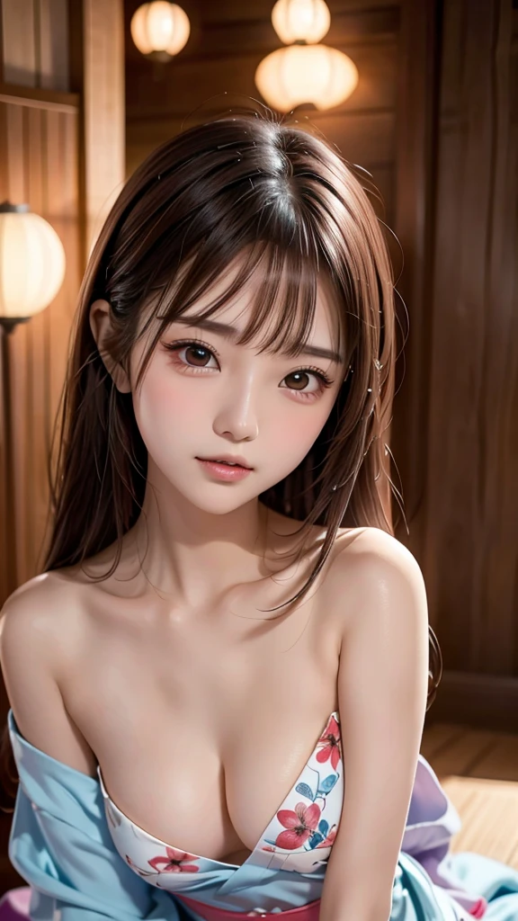 1girl,,Famous idol,1cute girl,very young face,masterpiece,high quality,small face,(very small tits:1.8）(Best quality, 8k, 32k, Masterpiece, UHD):1.2, Masterpiece, best quality, highres, RAW photo, extremely detailed CG, 16K, professional lighting, physically-based rendering, (nude:1.5), 12yo, Japane woman, solo, bishoujo, (pretty face:1.5), slit eye, beautiful eye, round face, small face, extremely detailed eyes and face, eyes with beautiful details, thin body, tall body, medium hair, wavy hair, bangs, in room, (anatomical:1.4),(Beauty of form:1.4) Golden ratio,