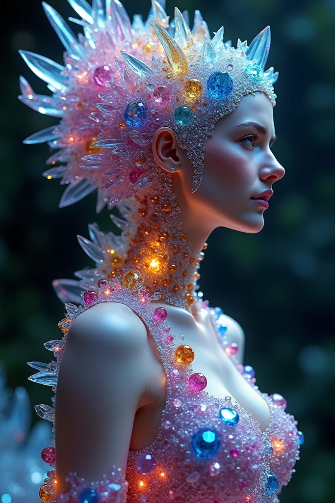 skin concept anthropomorph,biopunk,in full growth,magical crystals,smoky crystals,translucent crystals,luminous sparkling crystals,many details,3d,cinematic,hyper realism,high detail,octane render <lora:add-detail-xl:1.6> crystalz <lora:crystalz-sdxl:0.7> teslapunkai <lora:TeslaPunkAIv2p:0.6> DonMC3l3st14l3xpl0r3rsXL <lora:DonMC3l3st14l3xpl0r3rsXL-000007:0.5>
