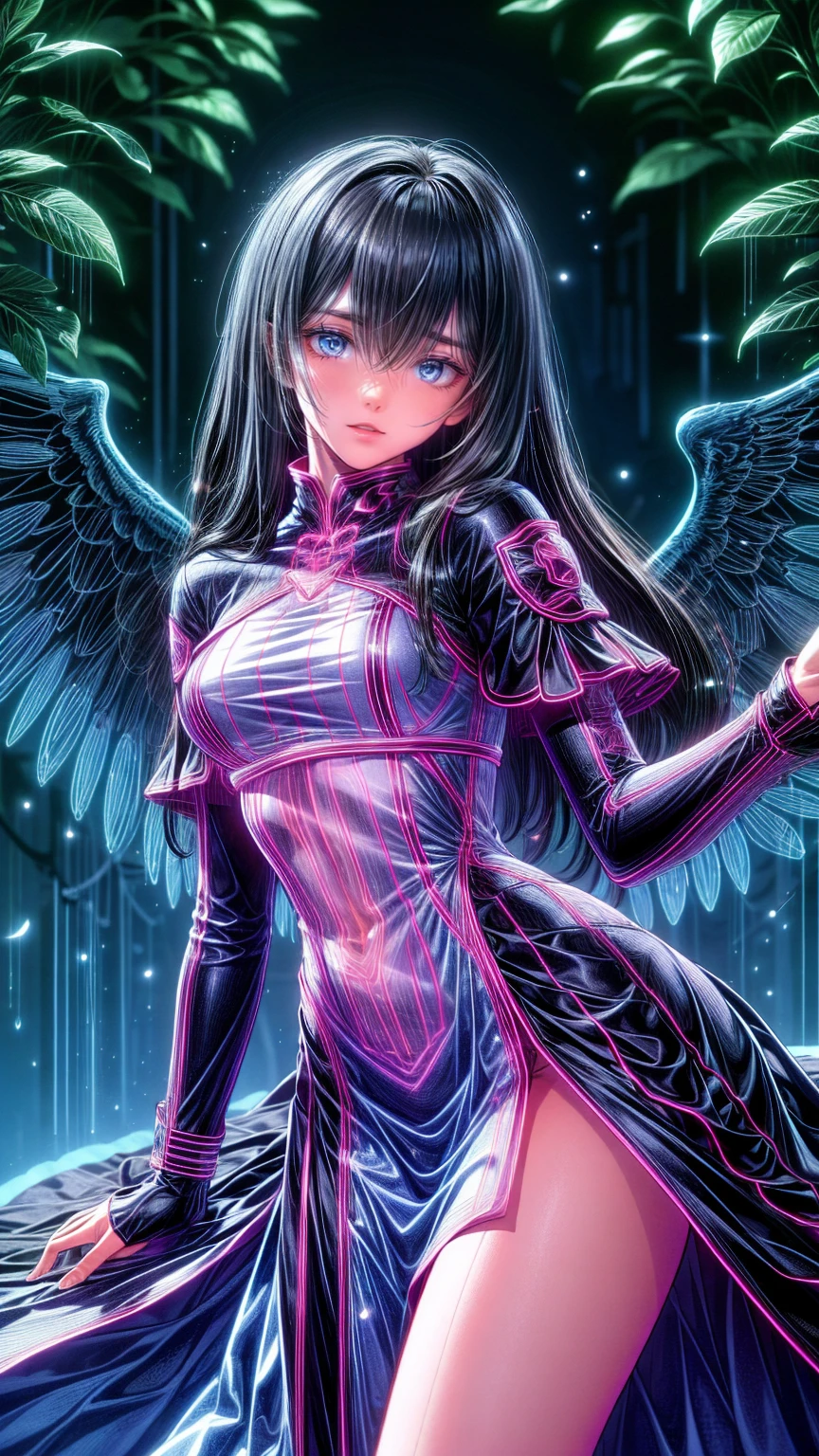  Anime girl,  very beautiful,  IDEAL ANATOMY ,  long hair straight very long hair ,  smaller,  big eyes, Cheerful personality, Nice Makeup,  Angel Wings ,  Wings with Gold Dust Sparkling ,  Beautiful Scenery of Clouds ,  the sun is shining on a shining summer day  , forest, walk, smile, joy,  soft and pleasant color  ,  Details, Shadow Game,  Vegetation on Earth , Clear Masterpiece , score_9,  score_8_up,  score_7_up, Dramatic lighting,  high definition, High budget, Bokeh,  Synescope , Sulky, amazing, nice,  film grain , Rough,  masterpiece on penis ,  top quality,  Perfect Anatomy , very aesthetic,  official art, 8k, Shine, The magic of painting, niceな色の影,  style , fantasy,
