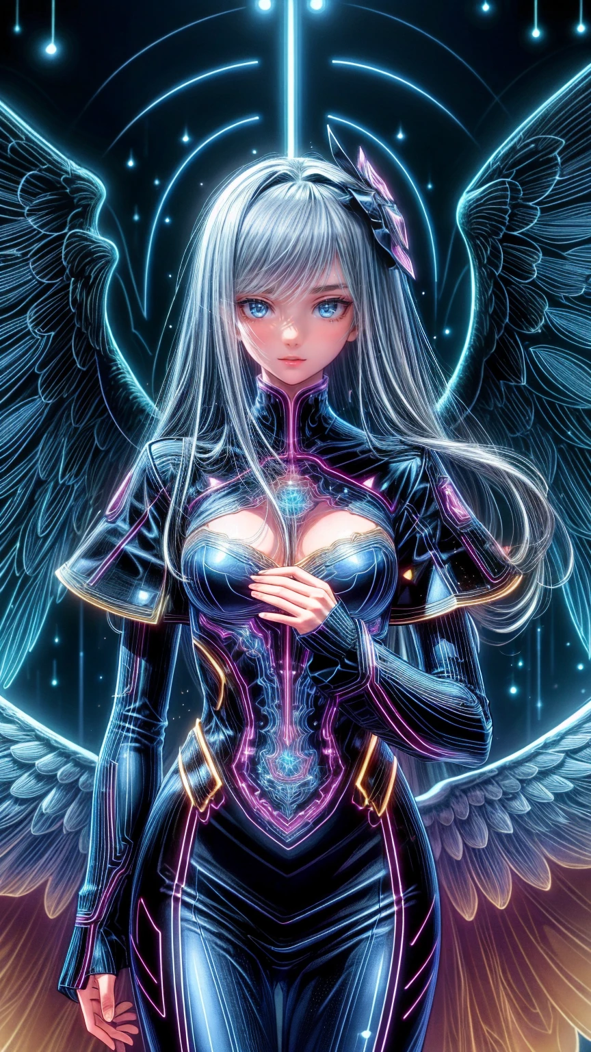  Anime girl,  very beautiful,  IDEAL ANATOMY ,  long hair straight very long hair ,  smaller,  big eyes, Cheerful personality, Nice Makeup,  Angel Wings ,  Wings with Gold Dust Sparkling ,  Beautiful Scenery of Clouds ,  the sun is shining on a shining summer day  , forest, walk, smile, joy,  soft and pleasant color  ,  Details, Shadow Game,  Vegetation on Earth , Clear Masterpiece , score_9,  score_8_up,  score_7_up, Dramatic lighting,  high definition, High budget, Bokeh,  Synescope , Sulky, amazing, nice,  film grain , Rough,  masterpiece on penis ,  top quality,  Perfect Anatomy , very aesthetic,  official art, 8k, Shine, The magic of painting, niceな色の影,  style , fantasy,
