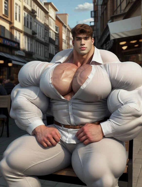 1boy, giant, asian, giant bodybuilder, warm light, strong body, bulk, large size, staring, sitting on bench by thr window in the room, open legs, nude, navy triangular underwear, prominent bulge, extraordinary big, brutalmass, giant, muscular body, bulk, buff, massive body, large meaty body size, extremely wide body