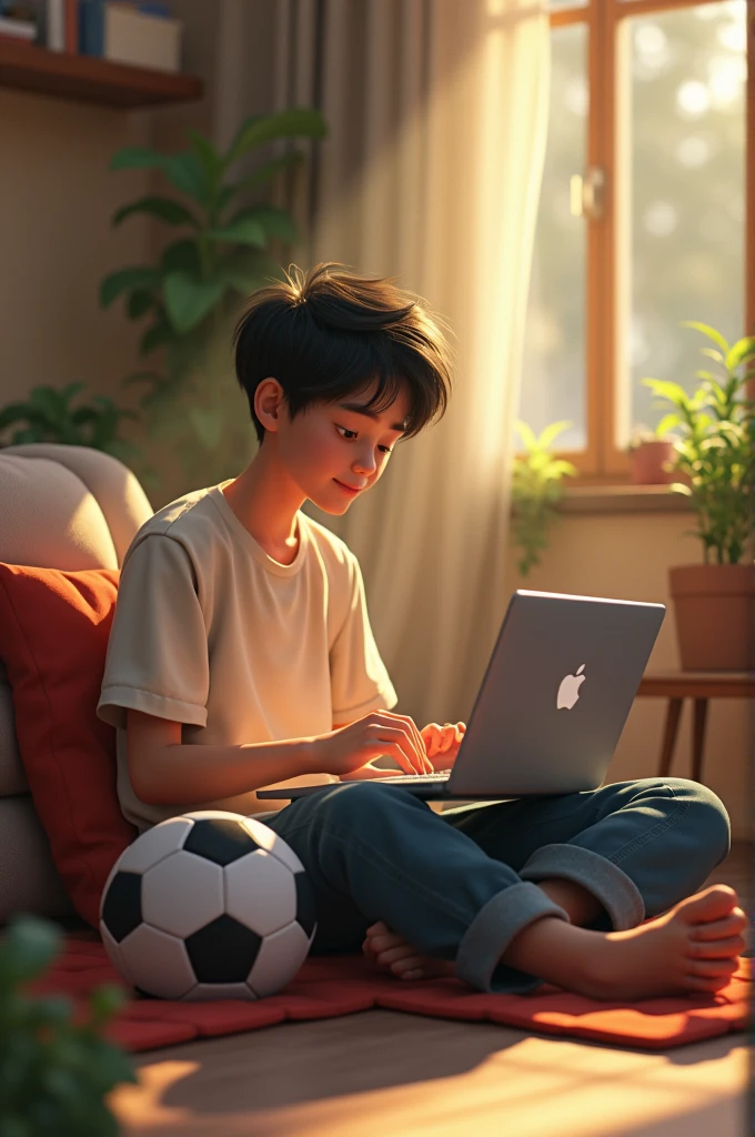 (Pixar 1.23 style) 1 boy ((upper body front, bust shot)), solo, cute ???, brunette, pretty tracksuit, boy, korean child, playground, ((masterpiece, highest quality)), (composite lighting)