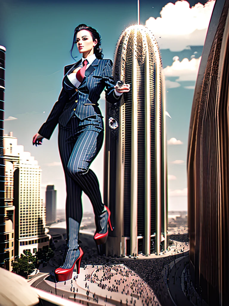 ((Obra de arte,mais alta qualidade,8K,Super detalhado,high resolution,high resolution)),(1 garota),(Heroine wearing an American comic style jumpsuit:1.3),(Vestindo um manto:1.3),todo o corpo, flutuando suavemente no ar, (floating higher than the building:1.5),(de cima),(The background is a city of skyscrapers at night seen from above.:1.5),olhando para mim,(seios gigantescos:1.3),coxas grossas 1.1),(muscular:1.1),(Postura voadora:1.5)