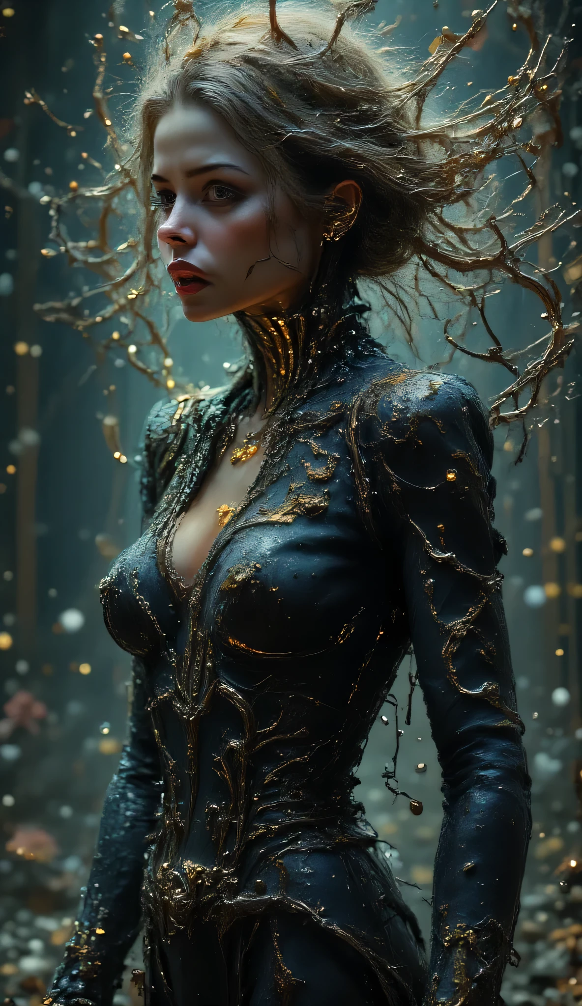hyper-realistic photograph, woman, stunning, elegant, shot on a Sony A7III