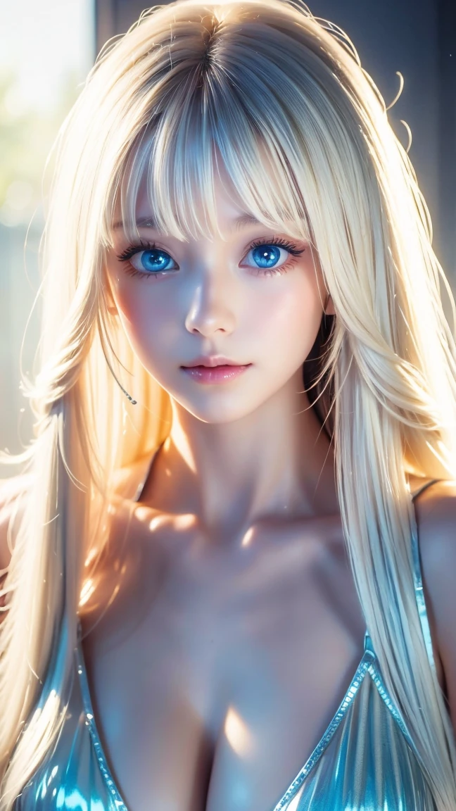 Beautiful smooth skin,middle smile,Unrivaled beauty,ultra sexy beauty,Gentle and bright expression, beautiful,Sexy, refreshing look,Her pretty, perfect face was hidden by shiny blonde hair.,Hair on a beautiful face,A very beautiful, sexy, cute ., So perfect, cute cute face,Beautiful, cute, big clear eyes