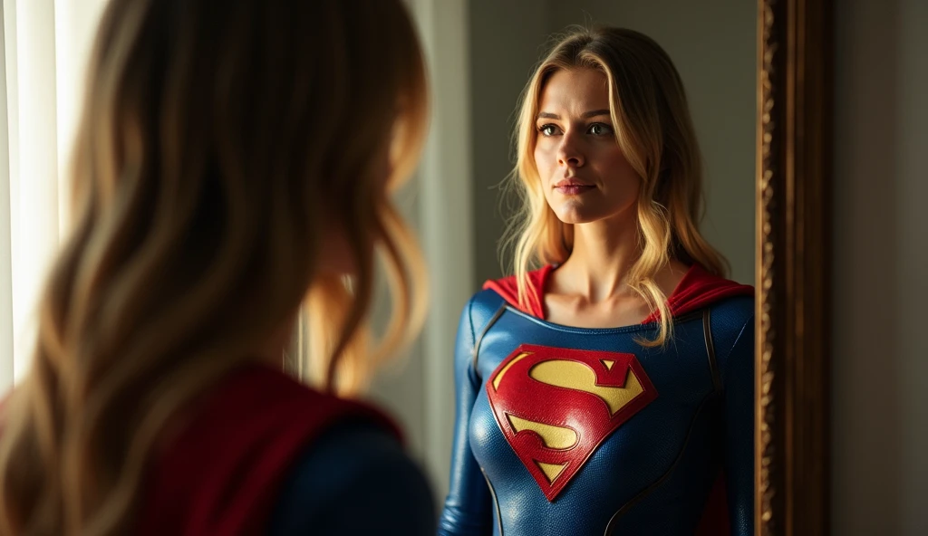 (((very beautiful old Supergirl (((1980s costume))) Julie Hagerty))) Super woman Julie Hagerty; confident, powerful, indestructible, attractive; big and firm chest; strong breasts; arms crossed, levanta facilmente um Sofa sobre sua cabeça; arms of a strong woman. HD. Photograph, ((realism)), extremely high quality RAW photograph, ultra detailed photograph, sharp focus, high resolution, (detailed skin:1,3),high quality, film grain, Fujifilm XT3,Highly Detailed, movie, (Cinematic Photo:1.3) of (Realistic:1.3)