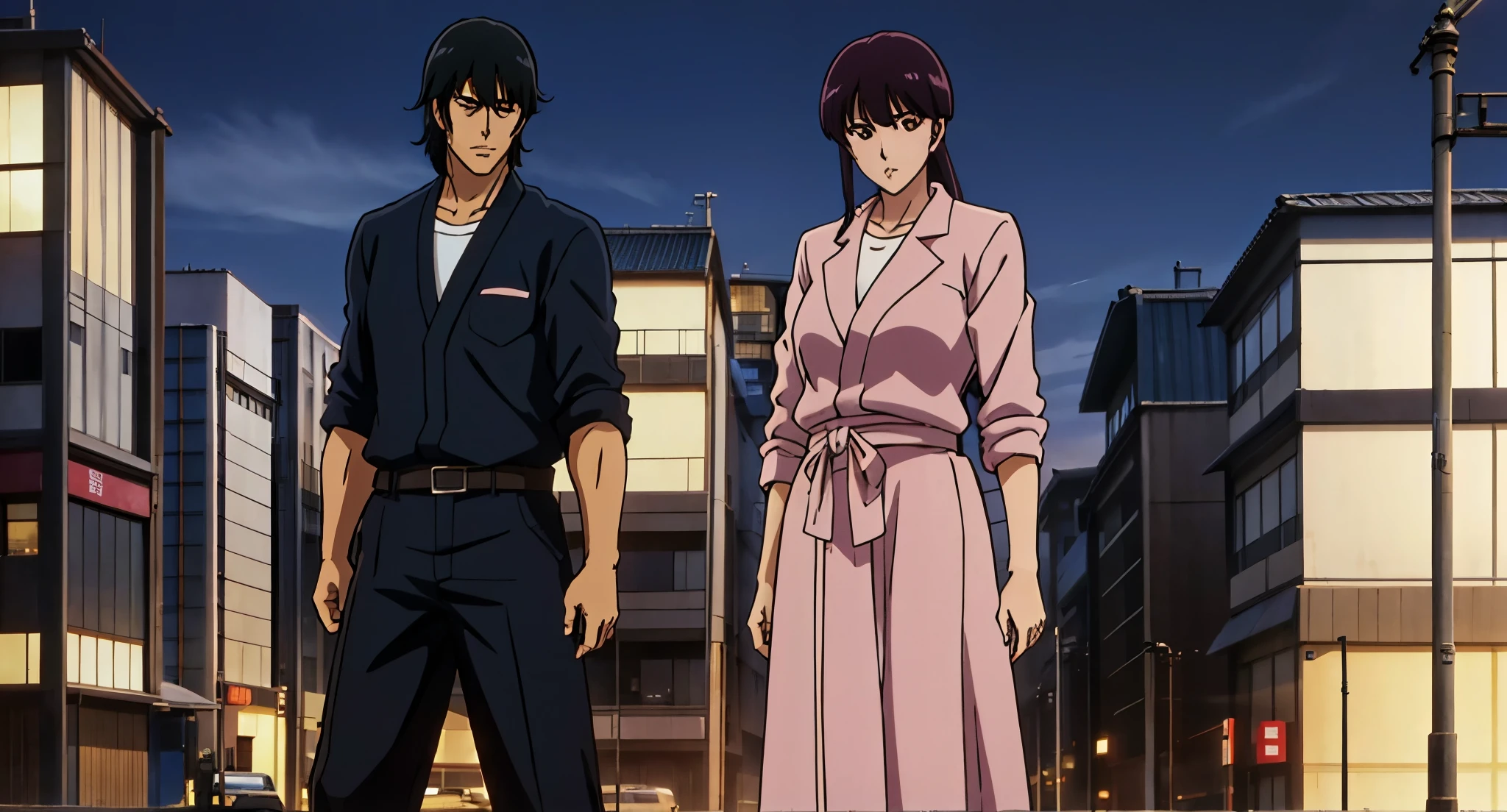 Private detective Ryo Saeba is the city "sweeper" who is always found chasing beautiful girls while ridding Tokyo of crime, along with his associate or partner, Hideyuki Makimura.