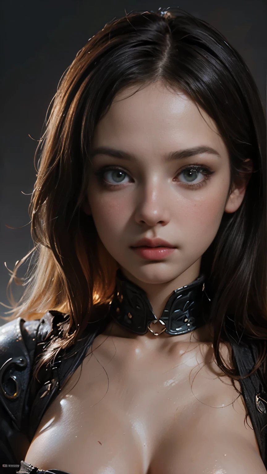 (masterpiece, highres, high resolution:1.2), realistic, portrait, A redheaded slutty woman looking at the camera, beautiful portrait photo, portrait, upper body close-up, sexy, super huge breasts, cleavage, Charlie Bowater character art, epic illustration, new art core and Charlie Bowater, high quality portrait, fantasy concept art portrait, detailed matte fantasy portrait, Charlie Bowater art style, detailed beautiful portrait, fantasy art portrait, dark, chiaroscuro, low key, oil and watercolor, best proportion, perfect anatomy, colorful floral print wallpaper backdrop
