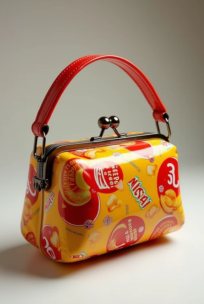 There's a blonde child girl in braids holding a bag of oranges and a bag of oranges, na frente de um fundo laranja, Editorial Oficial da Versace, modelo, teddy fresh, imagem retrato.