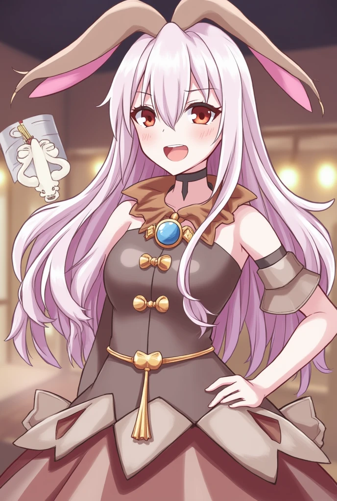 score_9, score_8_up, score_7_up, best quality, masterpiece, (absurdly high resolution:1.4), (short, diminutive, smol), yordle, (humanoid, light purple skin, purple eyes, (long ears, horizontal ears), long horizontal yordle ears, feminine), claws, barefoot, cute, adorable, slim, thin, (dark purple hair, fluffy hair,), large breasts, sleepy expression, blush lines, submissive), solo, Expressive, young, expressive, ears up, best quality:1.2), (solo), (1girl), best quality, ultra detailed, solo, blushing, cute, smile, navy admiral outfit, Admiral hat,