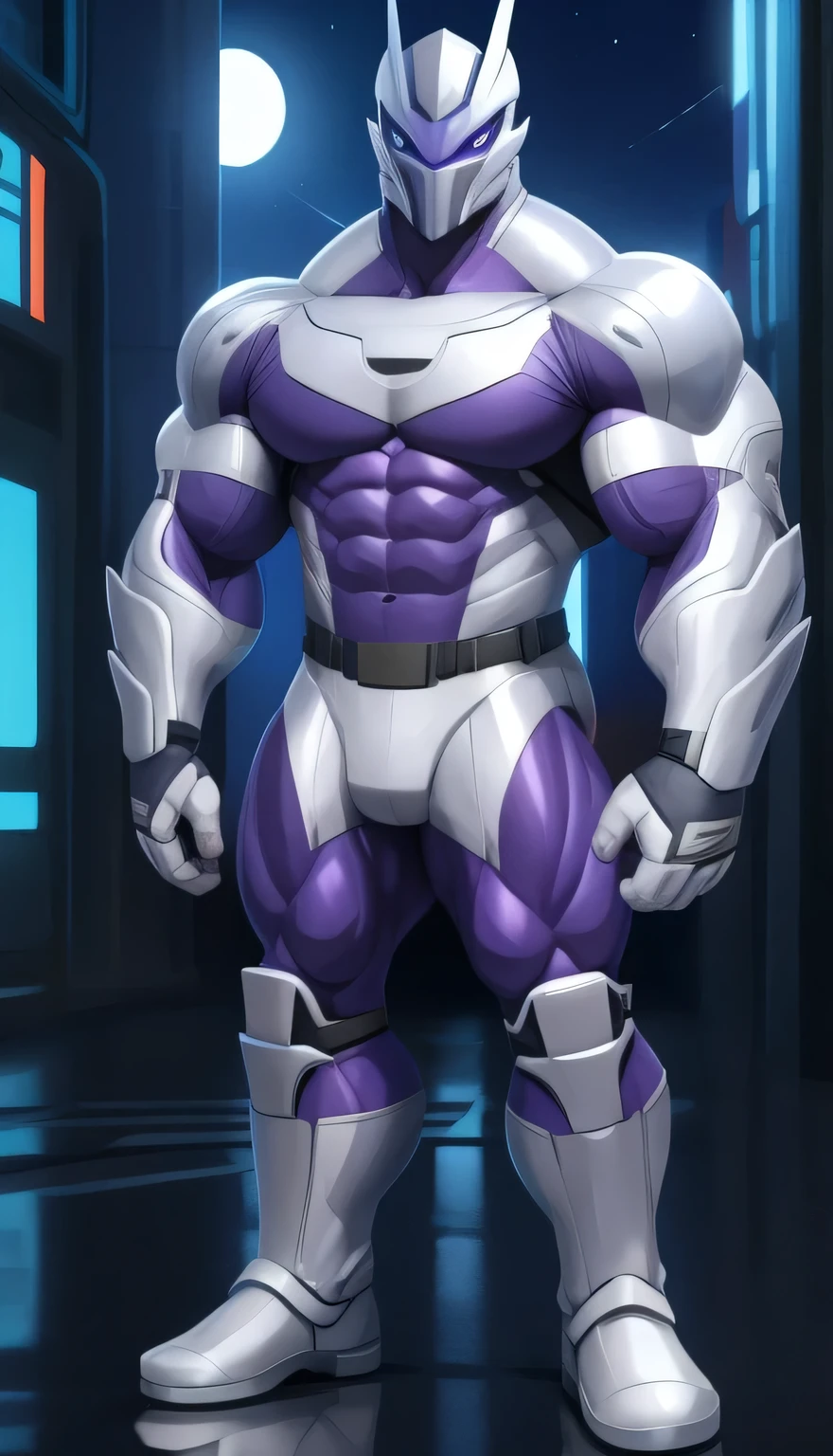 Machamp flexing her muscles wearing a super polished and cool thong, big muscle, muscular!!!, muscular!!, big muscles, muscular!! Science fiction, muscular character, strong and imposing, fluffy chest, high resolution commission, muscular!, big biceps, SFW version, big muscles, full of muscles, muscular and scary