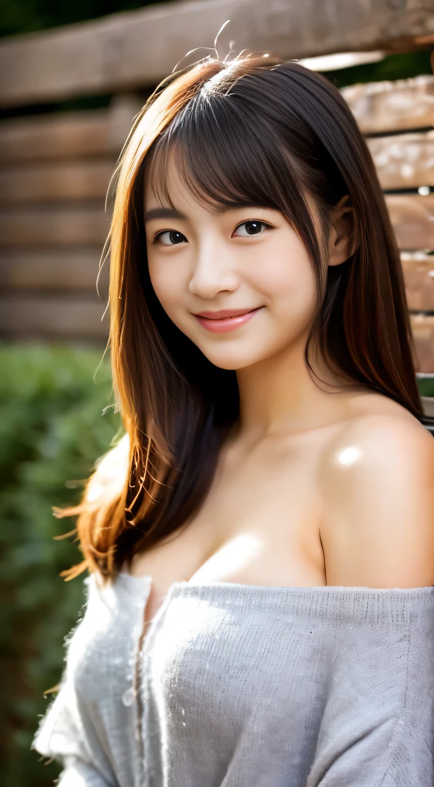 masterpiece,best quality,(Japanese ),((Beautiful girl)),cleavage,indoor,(perfect body beauty:1.2),(shy smile),beautiful teeth,