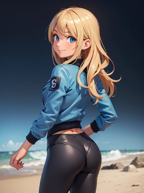 
masterpiece, highest quality, realistic, subsurface scattering, chromatic lighting, xxmix_girl, a woman poses for a super model magazine,  the wind blowing through her messy blonde hair. The sea stretches out behind her,  creating a stunning aesthetic and atmosphere with a rating of 1.2., xxmix girl woman,  fox ears,  airservice jacket,  asian american, almond Purple eyes,  cool pose,  with toned muscular abs,  and glasses on her face,  fox tail coming from behind her,  muscular,  wearing long tight white socks, (foxtail), modelshoot style, Beautiful tailed fox, 
