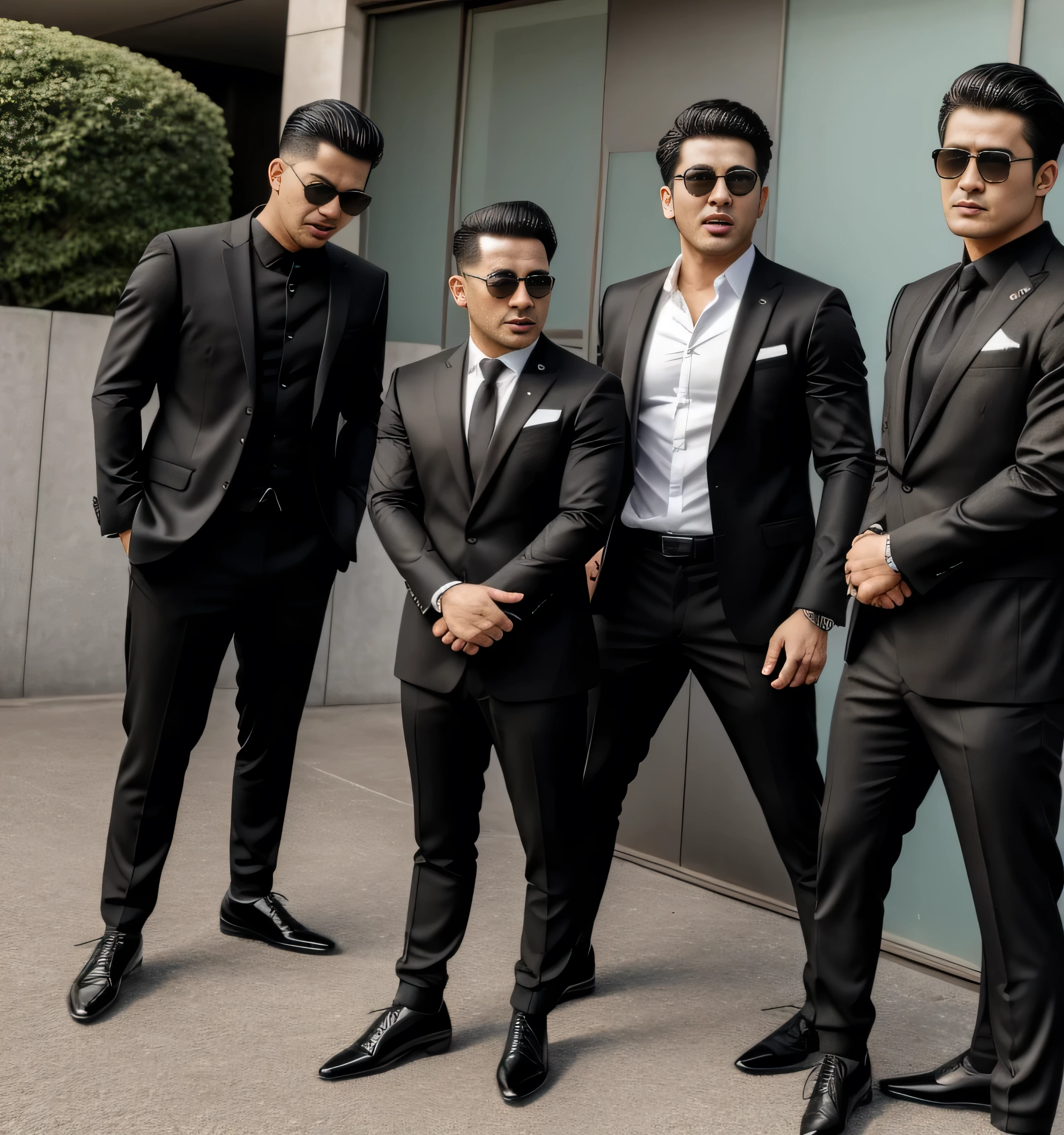 5 men, 5 people, all dressed casually