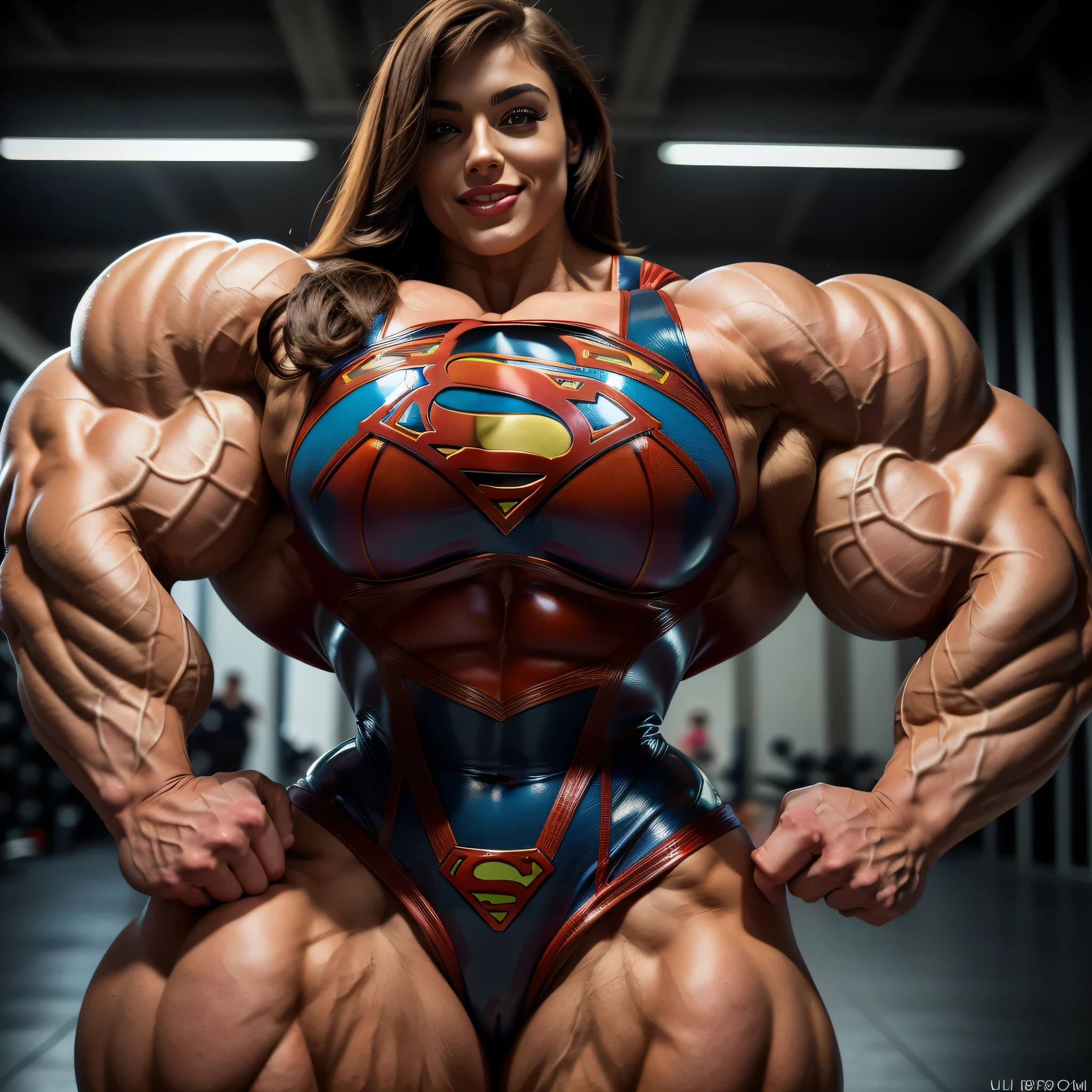 8k quality, digital art style, action pose. Super feminine bodybuilder DC Stargirl has huge muscles and a gigantic goddess-like bust straining the suit., long blonde hair, bright Eyes, angry expression, overcoming a city, getting bigger and more powerful, growing gigantic, stalking, emblem, Bigger than the buildings crushed in his hands.. (((intense bright blue eyes))). hypermuscular. ((powerful abs, flexed, hypermuscular, visible and thick, pack of 8)):1.8, Hourglass (((closed fists))), ((thick muscular arms)), ((huge biceps)), ((huge abs)), ((pectorals)), detailed students, beautiful, gorgeous,. Blue suit with a star on the chest.. Super wide and wide shoulders.. Electricity crackling and sparking around his eyes.. bright Eyes.