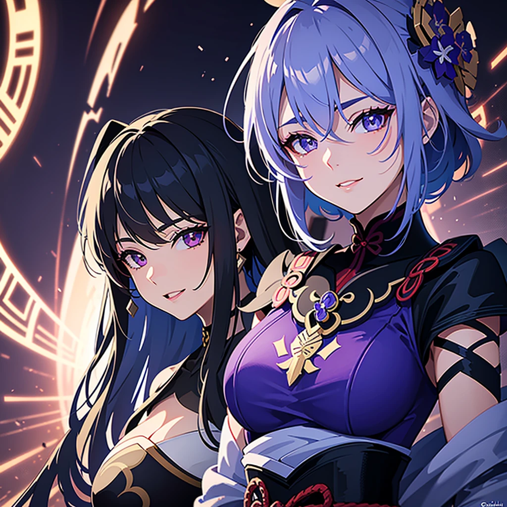 Adult woman, sexy, navy blue hair, The ends of gray hair, hairlong, beautiful hairstyle, hair ornament, white eyes, Chinese Clothing, Ornaments, Rings, Heels, Ancient Chinese themes, looking a viewer, Happy smile, overhead view, Lies on the money, gold coins, A mountain of money, Fantasy art, Beautiful painting of characters, Works of art in the style of Guvaika, epic exquisite character art, stunning character art, Beautiful rich Woman, perspective, really happy, closed eye, overhead view(reference sheet:1.5)