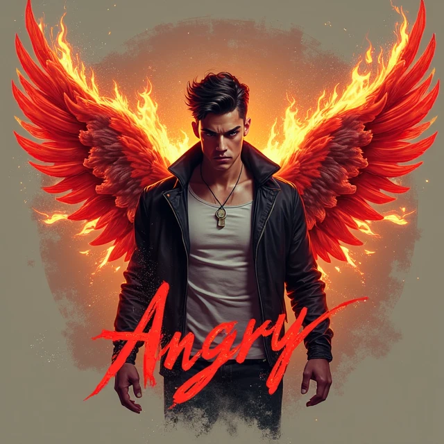 Brown-haired boy with defined brown hair without a shirt and tattoos all over his body , with the name Marcelo on the chest , holding a magical black legendary katana with one hand and the other in his pants pocket , a black magic dragon at his rear , and a burst of water magic and flames around
