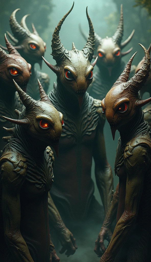 in (medium full shot:3.1) of lot of characters from a movie for slave girls from beyond infinity, inspired by Zdzislaw Beksinski and style of Clive Barker, futuristic apocalypse, stalenhag, metal album cover, gwar, heavy metal band promo, wayne barlowe pierre pellegrini, (with Creepy, Sci-Fi, Fantasy and Horror:2.9) retro sci fi, Horror movie, very detailed body, moody, epic, ((Cinematic film)), ((Ultra Detailed)), Complex, ((Sharp Focus)), Object Texture, Studio Photo, Complex Details, ((Highly Detailed)), Photo Real Style, ((Hyper-realistic)), High Dynamic Range, ((Realistic Textures)), 8K UHD, Nikon D 850, Kodak Portra 400, Fujifilm XT, rich colors, (3D rendering:3.1)