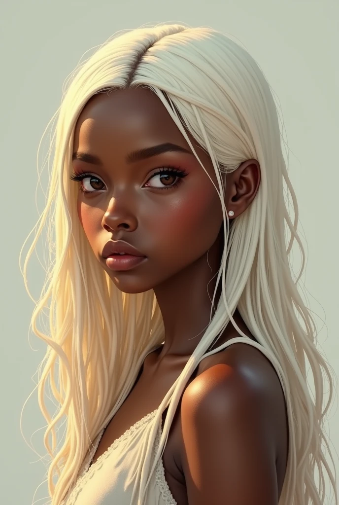 Black girl showing her small breasts all sweaty naked and horny