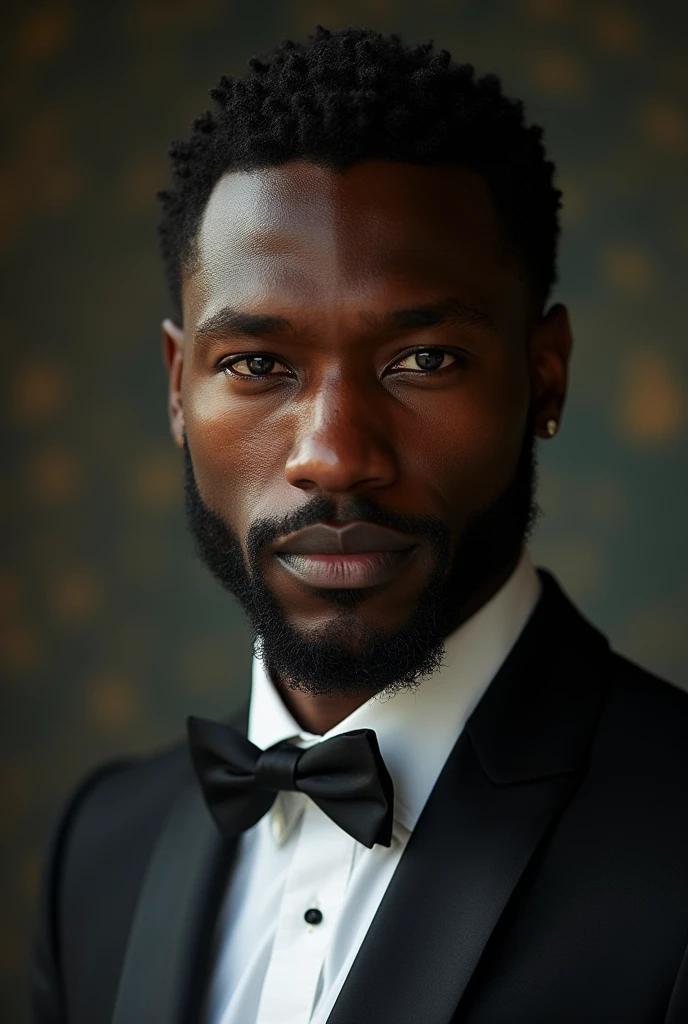 Beautiful handsome sexy Trevante Rhodes man with a very detailed luxurious outfit and impeccable smile