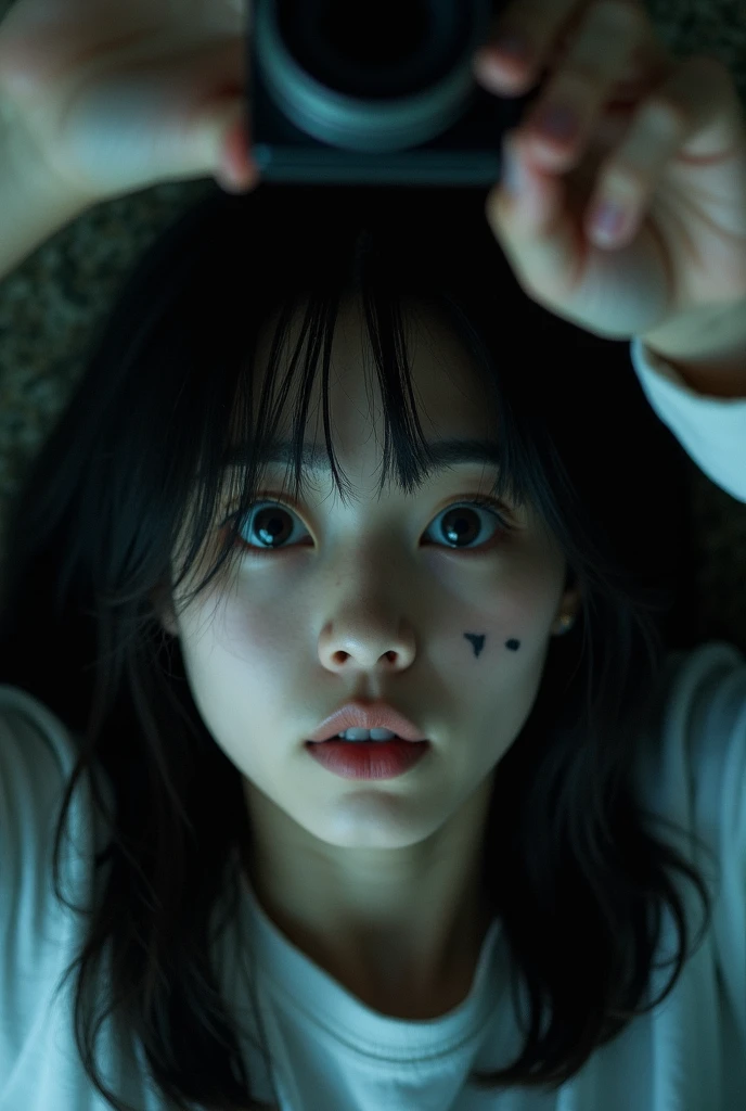 ((highest quality,8k,master piece:1.3)),woman(hot spring),sweaty,Water droplets on the forehead of the face,exterior,Background cityscape,overhead,sharp focus:1.2,かわいいwoman:1.4,((layered hairstyles)),(orange shirt),highly detailed face、skin、hair texture,結びeyeのあるブルネットの髪,wet textured hair,moist body,細かいeye, double eyelid,白いskinの,beautiful feet, beautiful and delicate nose,cute young woman,18-year-old,dynamic angle,eyeに嬉しい,Compositional suggestibility,while emphasizing the subject's hair.,eye,mouth and movements,at the same time, Characterized by calm colors and contrast between light and shadow、Creates a mood full of expectations。。