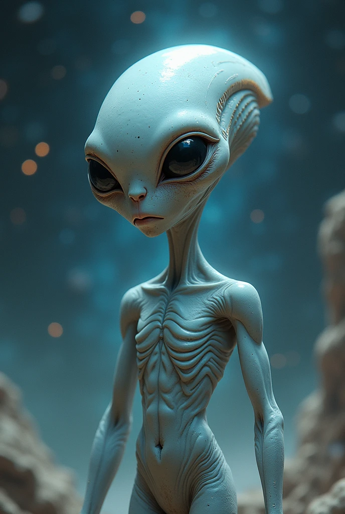 Generate an image of an alien that everyone knows.。Please act as if you are speaking to the person in question.
