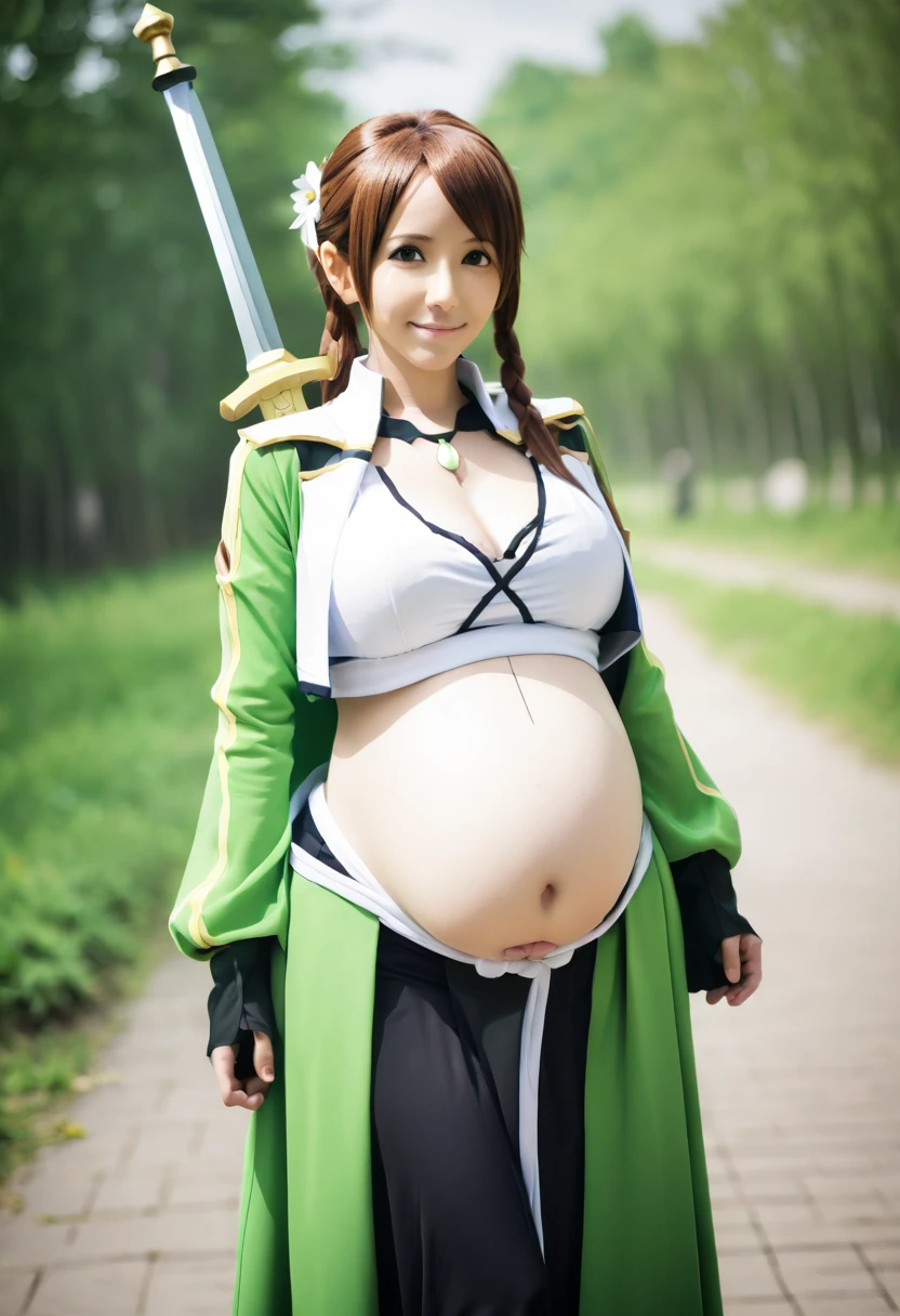  Sword Art Online,Reefa Cosplay Pregnant Woman