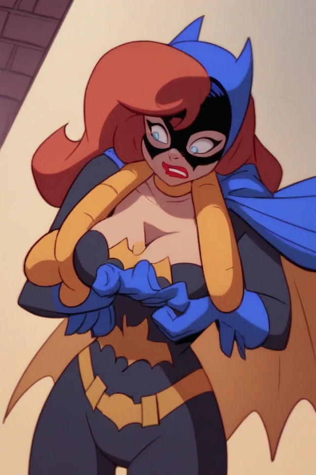 score_9, score_8_up, score_7_up, big breast, cleavage
1girls, batgirl, cowboy shot, standing position,