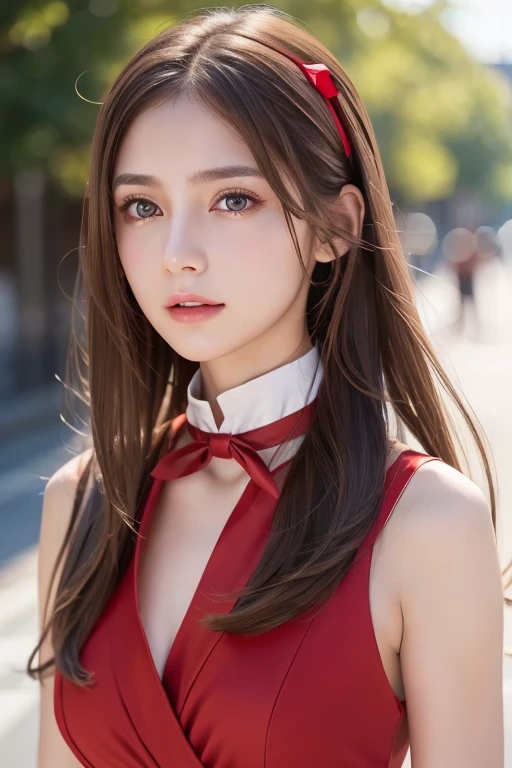 perfect anatomy, masterpiece, best quality, extremely detailed, high res, RAW photo, 8k, beautiful eyes, nsfw, 1 girl, (slave red collar:1.2), very cute face, high school student, wistful face, (blush:1.2), public indecency, undress, coat,