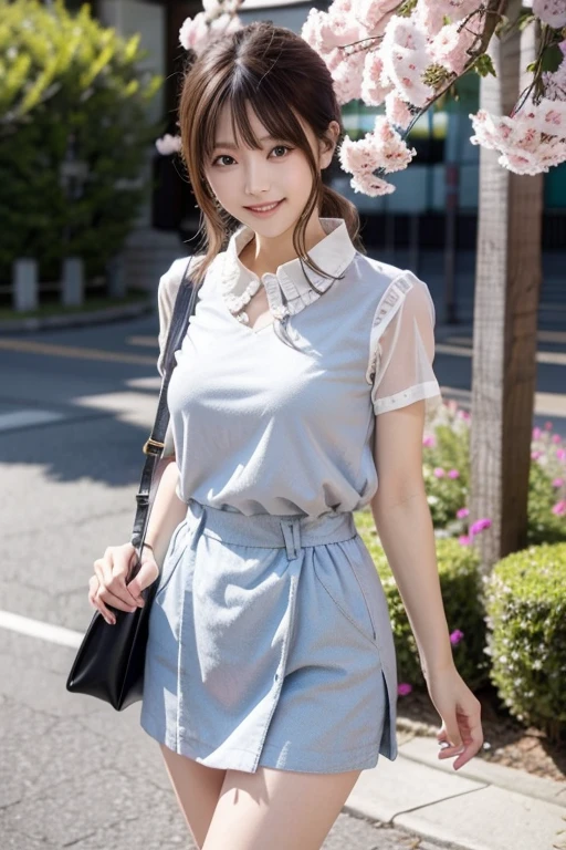  スカートとスカーフを身に着けて床に座っているwoman,   nice, 日本人モデルのwoman、 Fashion Model , beautiful, Frilled collar , Mute colored bodysuit and miniskirt, Elegant clothes, woman, ゴージャスなwoman, beautiful, light blue grey, Cheerful,  wearing elegant clothes 、 look at the camera、詳細でbeautiful目、Bright expression、 cute smile、A soft and gentle smile