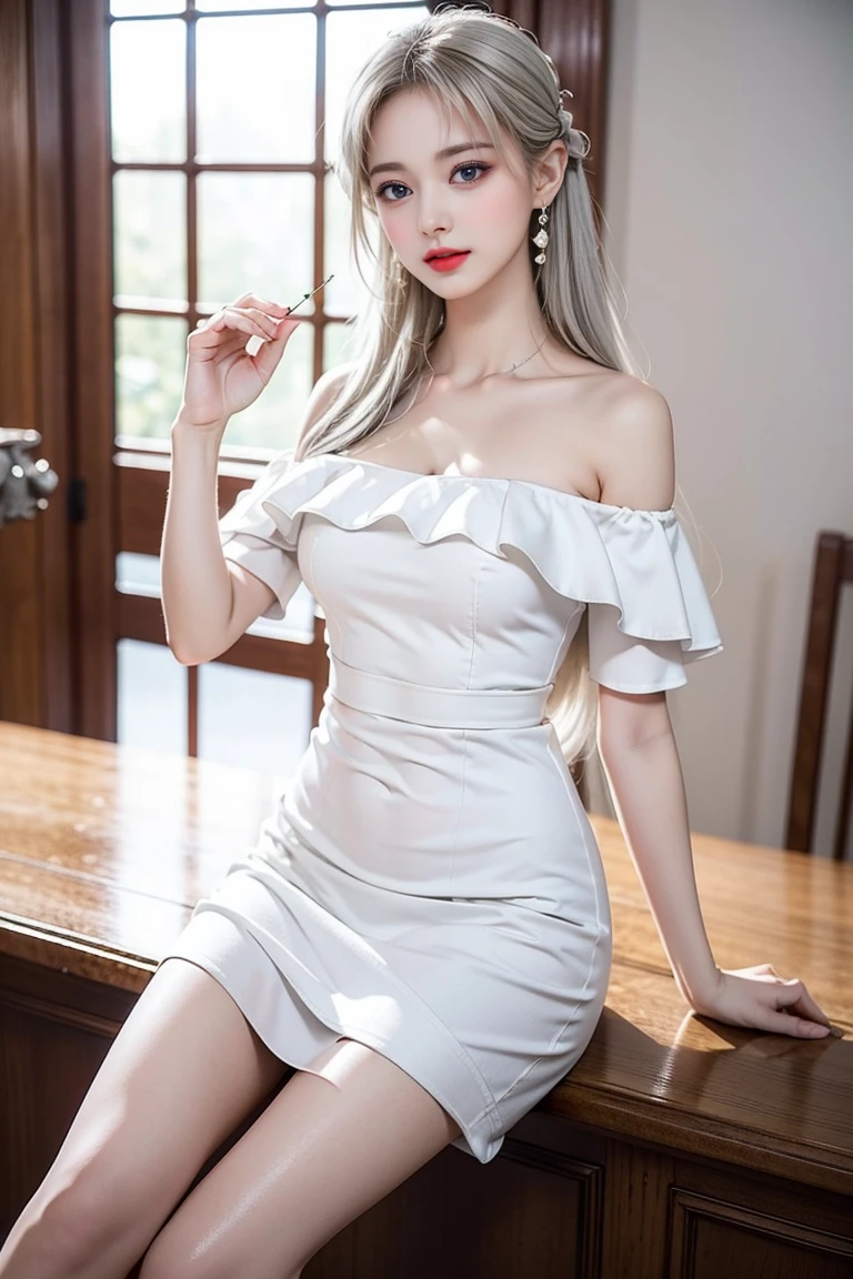 A gentle and charming woman, elegant and vulgar, with a lightness of her own, delicate skin, leisurely demeanor, beautiful eyes, smiling peachy cheeks, unspoken words, breath like orchids, indescribably gentle and lovely people