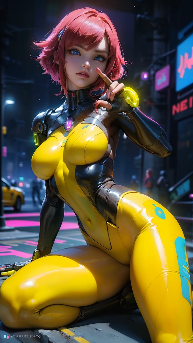{ 1woman and 1man, Having (:2) ,At the disco club lounge, Indoor, Night, cyberpunk theme }, { The girl is (Are sleeping）, Spread legs:1.2), (A guy is rubbing his thick bulge on a girl:1.3), ((Seen from below)) }, { (masutepiece:1.3), (Best Quality:1.3), (photographrealistic:1.9), (8K resolution:1.3) }, { Shallow depth of field, (godrays:0), (neon colored side lights:1.6), (Soft Diffuse Lighting:1.8), (lowkey:1.6) }, { That girl is beautiful 12 years old, (Mouth open, Tongue out:0), (horns grow:0), (Smiling:1), ((wide eyed:0), (Shiny skin:1.4), (Slender body:1.6), Big breasts, (Tight abs), (Perky nipples:0), (short-hair:1.6) }, { Wearing, yellow leotard, Yellow tights, Yellow jumper }