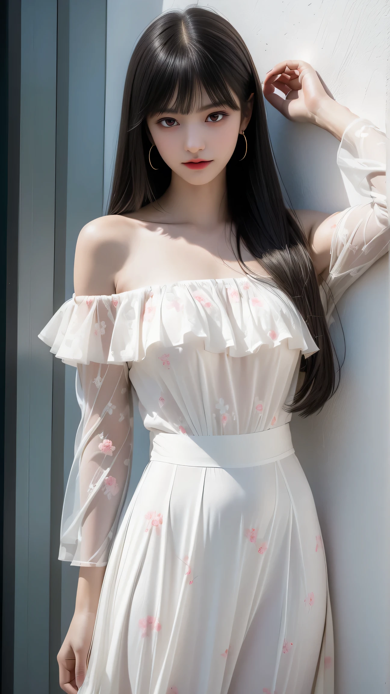 baggy clothes、show me your shoulders、see through 홀터넥이 부러진 가운을 입는 방법、Decorated with intricate patterns and bright colors、Transparent material that makes your skin shine、wet 얇은 천과 transparent skin로 가운을 입은 매혹적인 여성의 예술적 묘사, 꽃무늬와 환상적인 패턴이 흐르는 듯한 실크같은 전통 see through 스킨。she의 드레스는 she의 곡선을 우아하게 감싸줍니다..、she의 매력적인 실루엣을 강조합니다..。she'A night of soft fireworks、dynamic pose、sexy 포즈、Take in the soft moonlight。scene、Added mystery and sensuality、It gives off a dreamy atmosphere..。The image style is、It is a mixture of watercolor and digital illustration techniques..、It gives you a feeling of delicate beauty and charm....。Soft moonlight lighting、she의 매혹적인 얼굴에 부드러운 하이라이트와 그림자를 드리워보세요.。dynamic pose、bold pose、the hand is somewhere、see through、show through、sexy、wet hair、wet、cherry아래 꽃잎、Cherry Blossom、cherry、sakura blizzard、buried、transparent skin、wet clothes、pulling the chest、translucent clothes、sleep、
