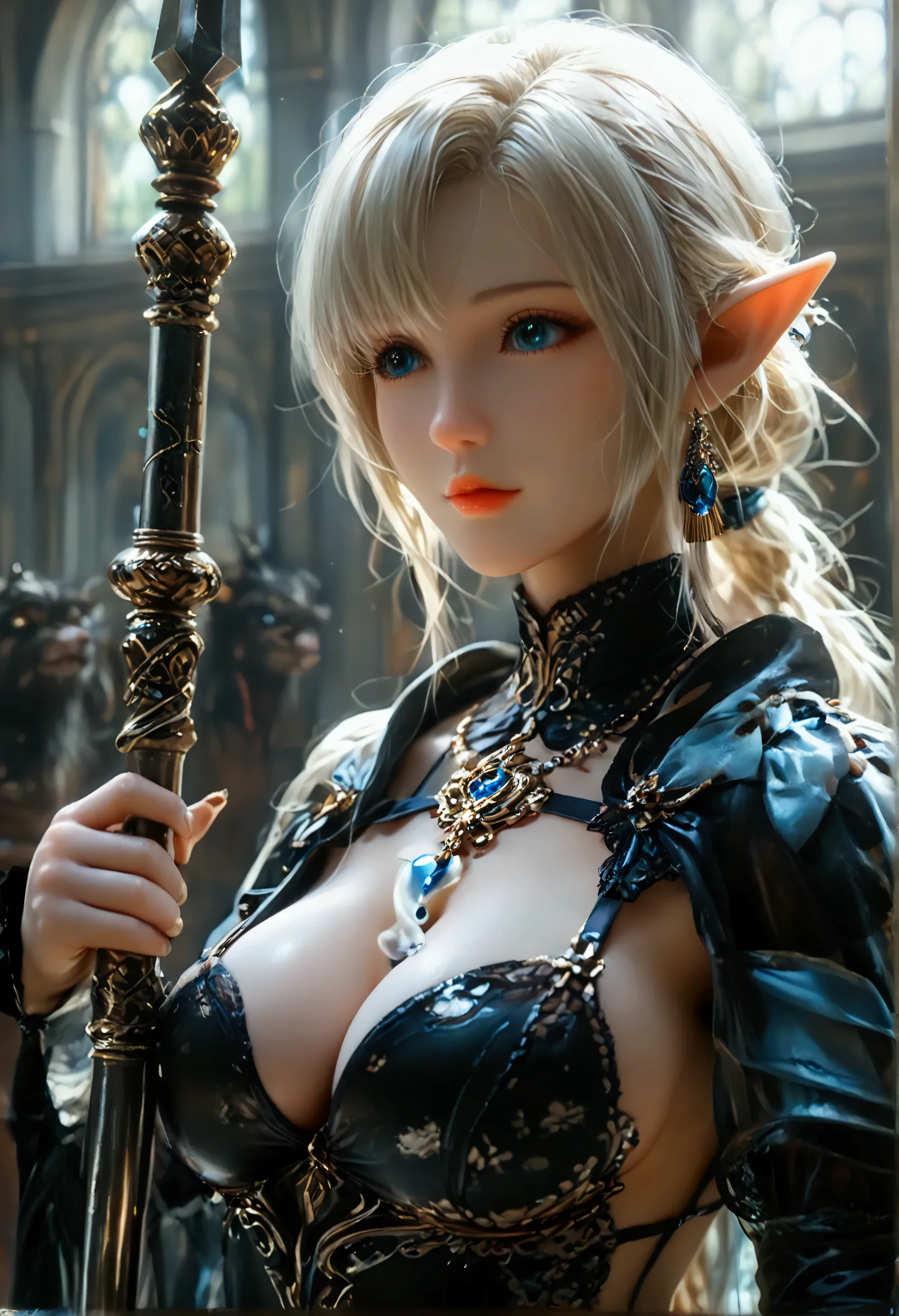 Ultra-detailed complex 3D rendering of the face, (masterpiece, top quality, octane rendering,), glamour shots full body image, very beautiful young elves, cleavage, (highly detailed skin: 1.2), (exposure: 1.1), ((blue micro bikini: 1.95)))). , 8k, (((very soft breasts)), (((conspicuous large pink areola)), beautiful Caucasian woman with white skin with full soft breasts with big buttocks, one, long braided hair, big breasts, dynamic angles, (((huge breasts: 2.4)), ultra-realistic photos, ((((((silver hair)))), futuristic urban background, facial muscles, (((((detailed and glamorous silver crown)))), In the style of Marvel Comics, ArtStation Trends, Clear Focus, Intricate Details, Very Detailed, Detailed Green Eyes, Sharp Focus, Digital Rendering, Professional, Abs, Lip Gloss, Glossy Skin, Sexy Pose, Golden Tattoo All Over Body, Silver Pattern All Over Body, Silver Lame Skin, Gold Glitter Skin, Mansuji, Buttocks, Jeweled All Over the Body, with silver scales, silver hair,