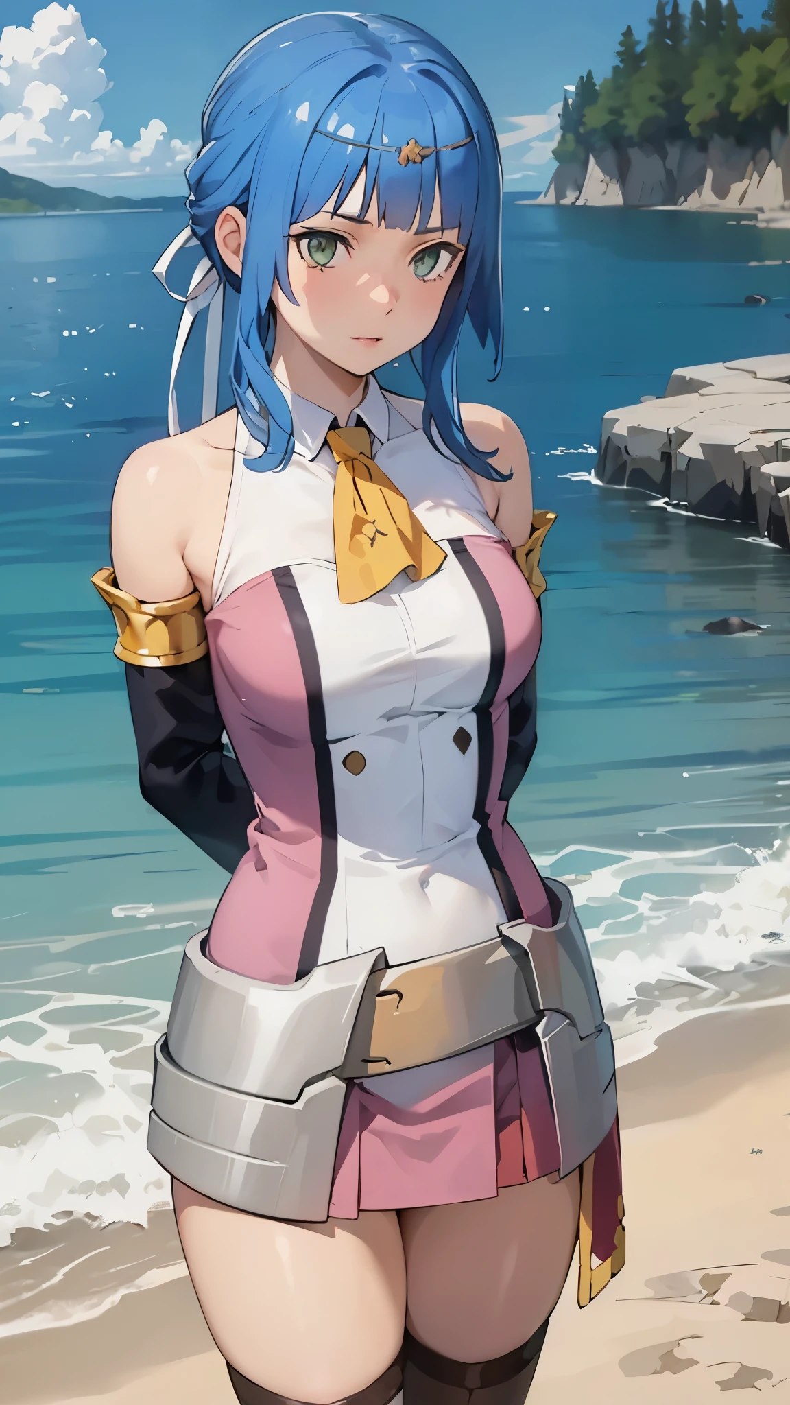 Number 8、Splatoon、Purple Hair、Long Hair、((pantyhose))、Photo from below、giant chest、Bedroom、Swimsuit、((school uniform))、bulge, femboy, legs spread, 2girls, kissing, dating, score_9, score_8_up, score_7_up, source_anime, BREAK, Millium Orion, blue hair, short hair, antenna hair, ahoge, yellow eyes, giant chest, big boobs, larg boobs, black hat, headwear, black and yellow vest, white shoulder armor, zipper, white shorts, black thighhighs, green belt, white boots, BREAK, 1girl, solo, happy, looking at viewer, full body, BREAK, asamura hiori BREAK, 1girl, outdoors, sky, clouds, distant mountains, full body , shoes, 8K, 1girl, adult, smile, (blush), (shy), looking at viewer, dynamic angle, wind, game cg, fantastic scenery, bulge, bulge in shorts, femboy, big breasts