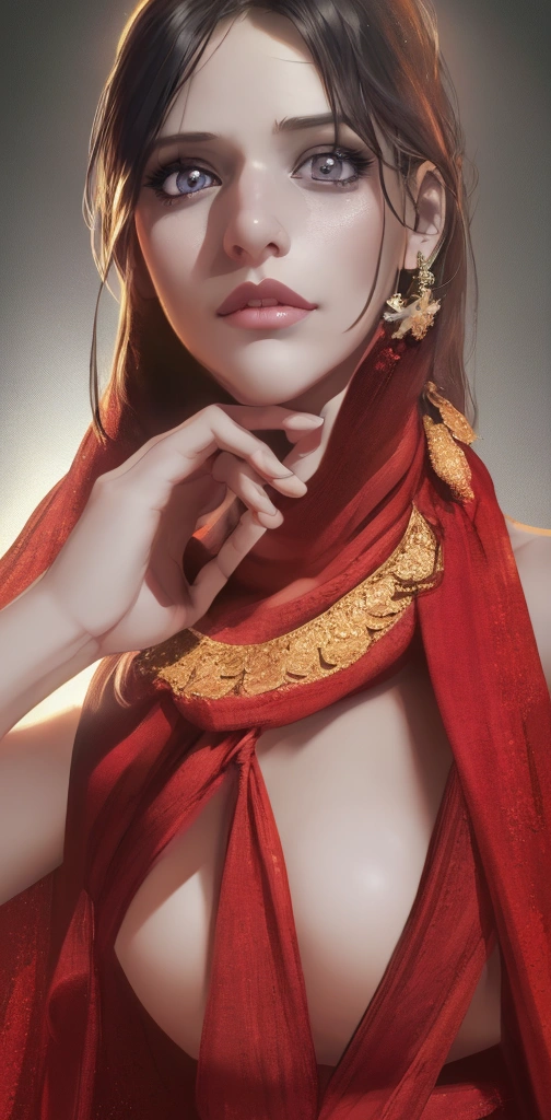 a young woman with fiery skin, isolated on a dark background, (best quality,4k,8k,highres,masterpiece:1.2),ultra-detailed,(realistic,photorealistic,photo-realistic:1.37),dramatic lighting,cinematic,fantasy,digital art,beautiful detailed eyes,beautiful detailed lips,extremely detailed eyes and face,longeyelashes,ethereal,glowing skin,moody lighting,atmospheric,mystical,enchanting