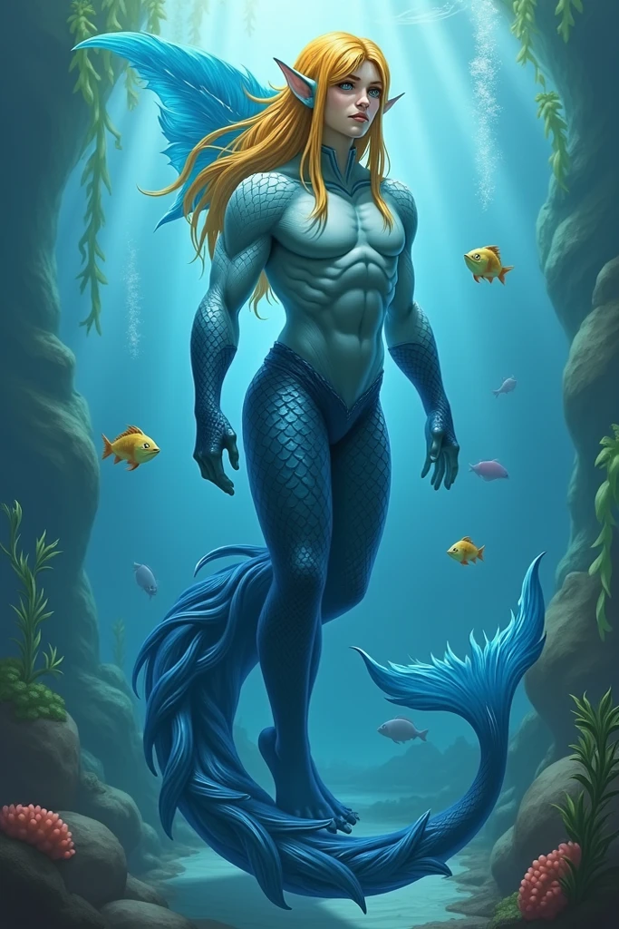 handsome man, on an obsidian beach with water covering lower body, lean athletic build, touched sensually by tentacles, lying on back and holding his own legs up, knees bent, muscular thigh, mermaid loin cloth, top view , expression of ecstasy, fish scale skin, mermaid skin, (black fish scale skin:1.5), mermaid man with fish scales skin, mermaid man with fish scales on legs
