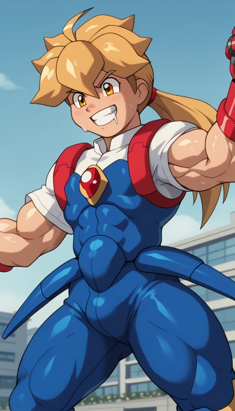  greatest masterpiece, Max Image,8k, huge muscles, impending sexual activity, sc1er6 {x} mega man {x} sc1er6 {x} mega man {x} x} x} is a good idea,Chibi, bulging muscles ,A face in pain,Excessive sweating and drooling,Ejaculate forcefully, glossy skin, shiny skin, pubic skin, rape, anal sex,gigantic penis【masterpiece, best quality, anime screencap, anime coloring
edwardelric, 1boy, Alone, blonde hair, male focus, yellow eyes, ponytail, pants, ahoge, shirt, long hair, white shirt, vest, upper body, mechanical arms, single mechanical arm, upper body, slender, skinny, big smile, grin, outdoor, fighting stance】