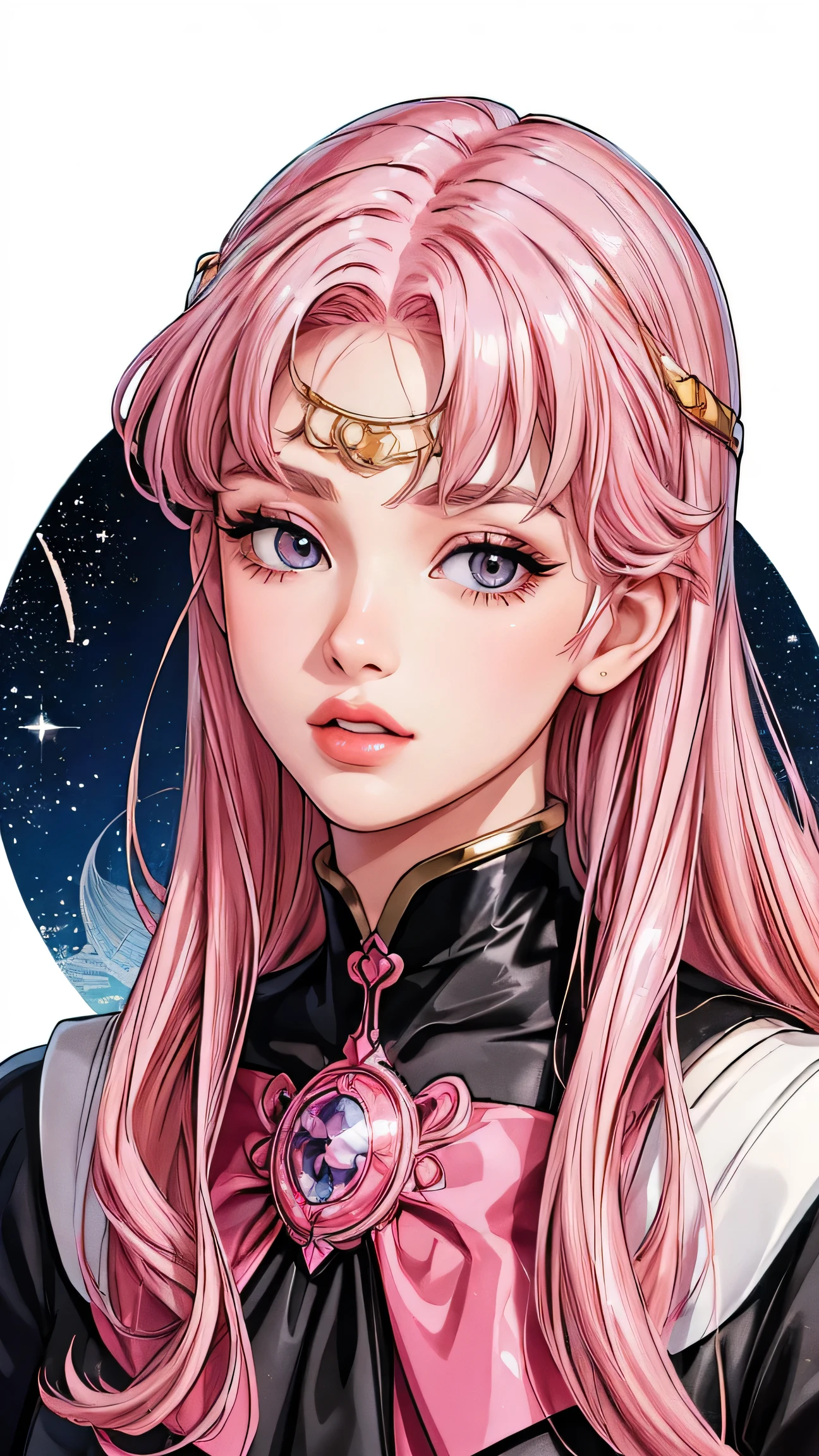An ultra detailed portrait of a sailor moon 1 woman smiling, color Digital paint, Very detailed, Digital paint, art station, Intricate, sharp focus, warm lighting, attractive, high quality, masterpiece, award-winning art, Art by yoshitaka amano, y Brian Froud, trending on art station, trend on deviantart, anime key visual, animated coloring, (anime screencap:1.2),(Graphic novel),(anime style:1.3), trend on CGSociety, huge boobs, sexy, erotic, castle