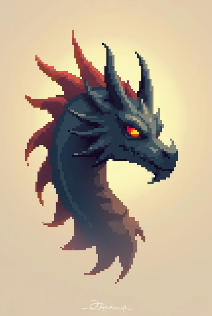 "Create an 8-bit style image of a pair of menacing demon eyes. The eyes should be glowing bright red with sharp, angular shapes, giving a sinister and evil appearance. Surround the eyes with dark shadows or pixelated flames to enhance the ominous vibe. The image should have a classic retro gaming aesthetic with a limited color palette typical of 8-bit art."