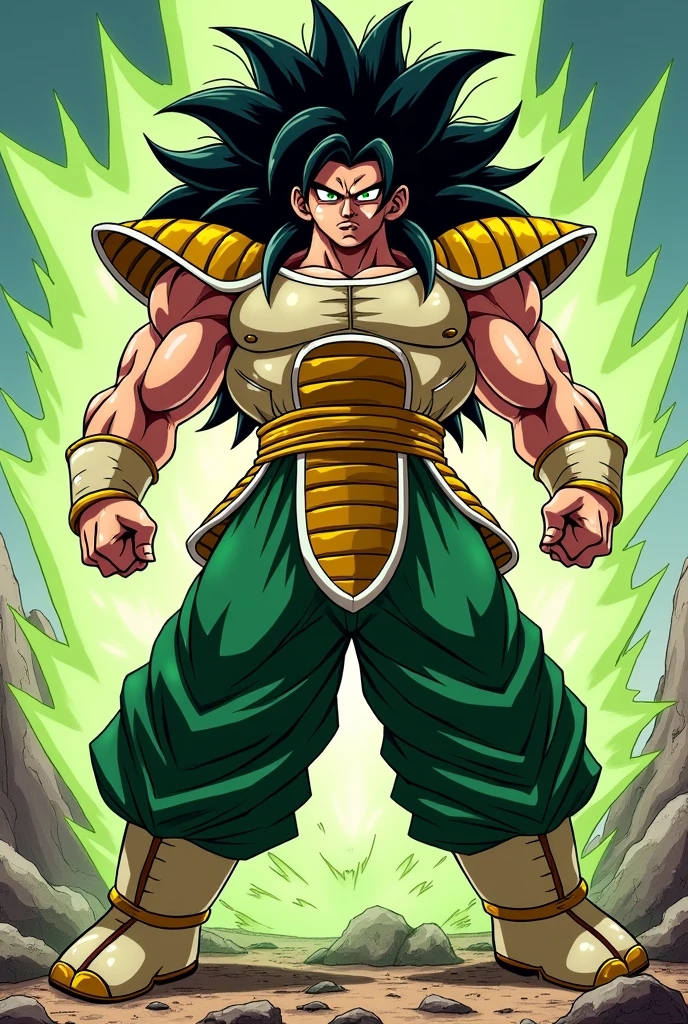 (masterpiece, best quality:1.2), <lora:dbs_broly-10:1>, cowboy shot, solo, male focus, 1boy, broly, (muscular:1.2) male, serious, closed mouth, black hair, saiyan armor