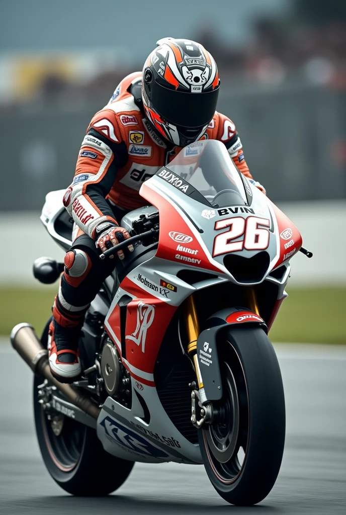 Wolf wearing motogp racing suit, hug the punching bag, showing big dick erecting, dick feels the boxing, feels the cum, moaning face, mouth feels cum on