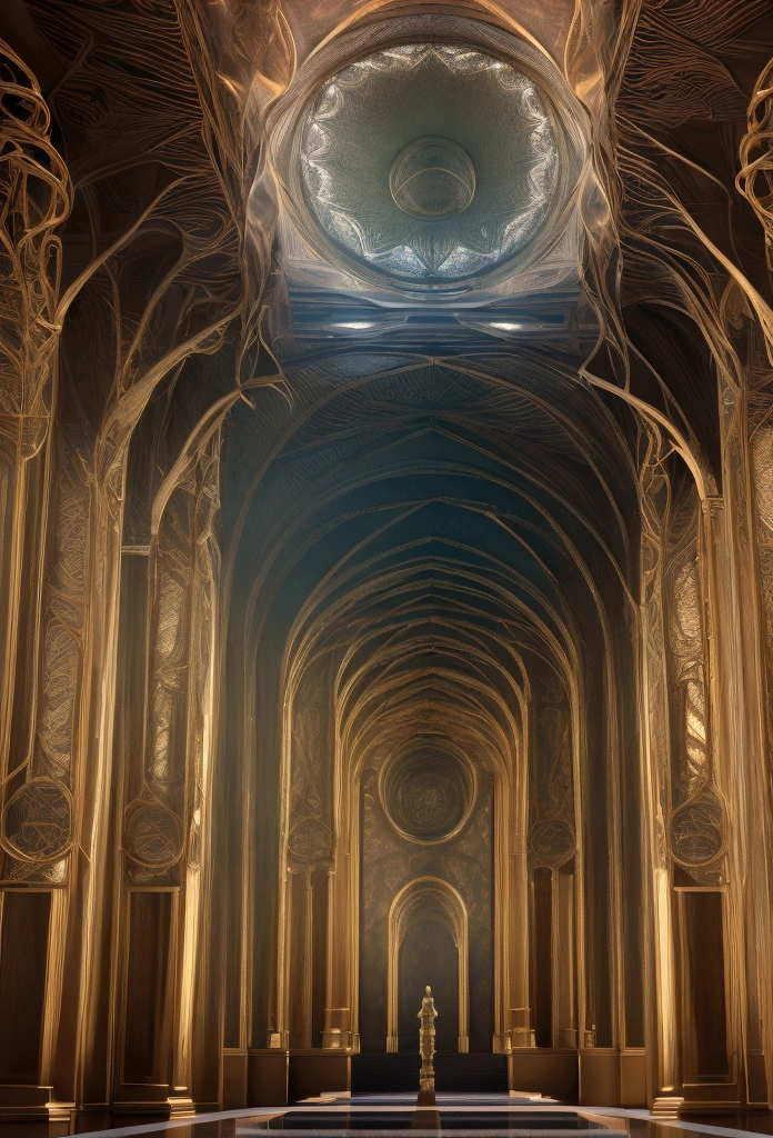 a detailed abstract monument, intricate eye patterns, AI-generated digital illustration, 8k, cinematic lighting, dramatic atmosphere, surreal and otherworldly, rich textures, glowing highlights, hyper-detailed, masterpiece, volumetric lighting, dramatic shadows, intricate geometric patterns, mesmerizing visuals, fantastical architecture, dreamlike environment, breathtaking scale, awe-inspiring composition, visually stunning, highly imaginative, seamless integration of organic and digital elements, flawless execution, state-of-the-art 3D rendering