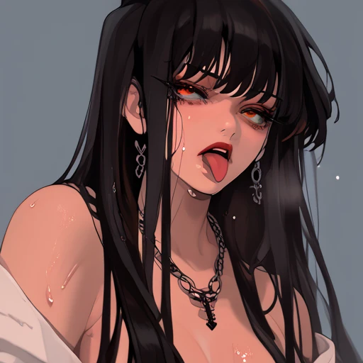 Moaning in pain, feeling pain, tearing, sore, crying, bust botox, sleeping beauty on back, wet skin and hair, hard breasts, black hair,  (White shirt, naked lower body, torn, mid-chest torn shirt, no underwear, shirt covers Live ass), (make her hinata:1.5), perfect body, open (perfect body, small ke), fashion realistic, high-definition sysie details, photography , sharpness, unique 850 4, koda850 k portrait camera, f1.6 lens, rich colors, super realistic texture, spectacular light texture, surreal art, Cinestil 800 fashion mechanism, scared to tears, full of tears, obey the pain, moan in pain, grimace in pain, ahegao