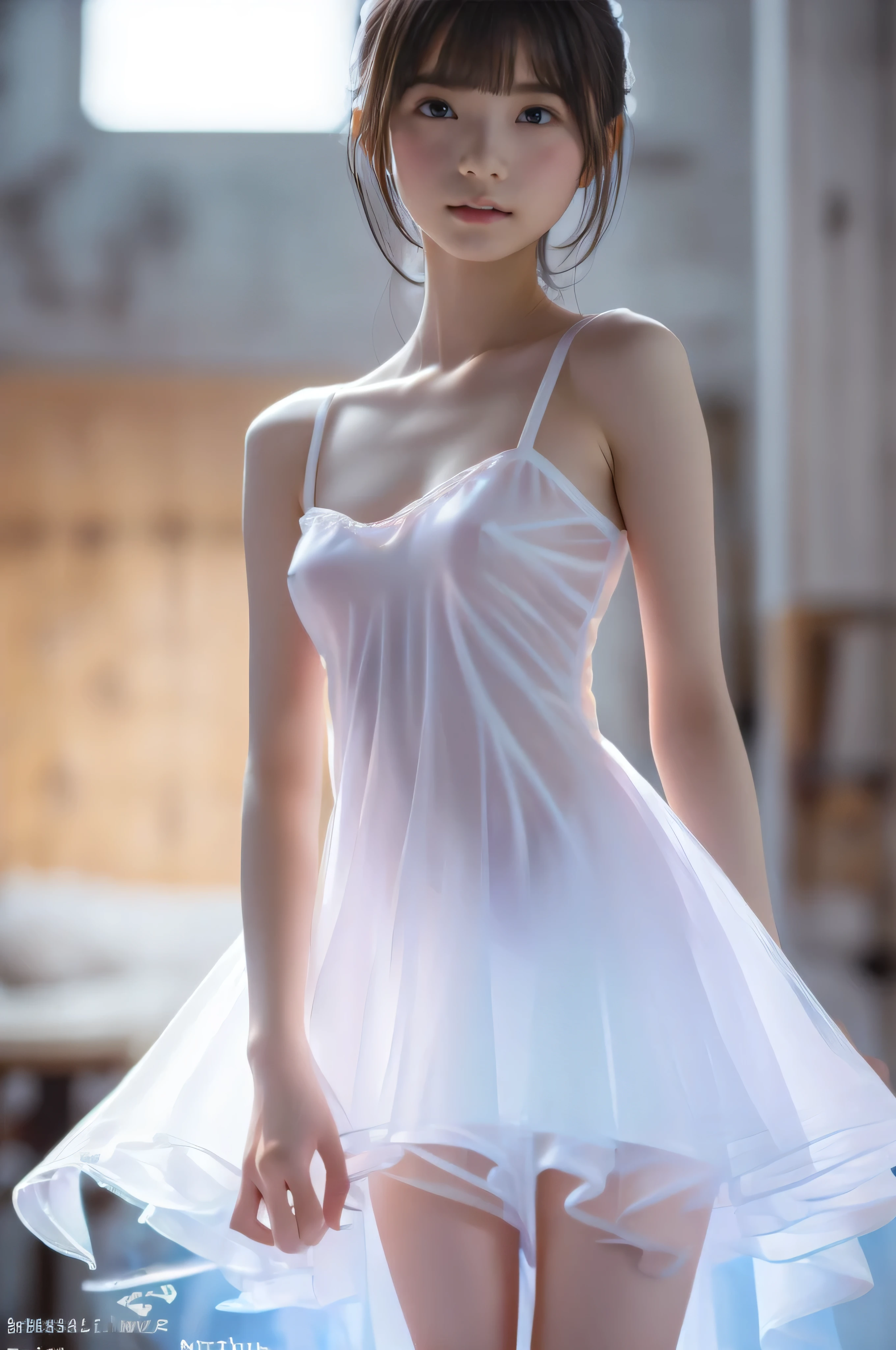 ( masterpieces during breakfast , top quality:1.2), 8k, Young beautiful girl , 85mm, Official AR RAW photos , 、(Medium bust:1.4)、Show me your ears、 photoshoot, cute face, Thighs, xuer hologram laser dress , transparent , dress, naked, very high resolution , ((Dance pose:1.4)), top quality, masterpieces during breakfast , Illustration, realistic , photo- realistic , wonderful, Details , Very High Definition , Very large , Super Details, high definition , VERY DETAILS CG UNITY 8K WALLPAPER 、 full body shot , nsfw, VERY DETAILS CG UNITY 8K WALLPAPER FULL BODY SHOT OF A BEAUTIFUL YOUNG WOMAN , side angle, detailed mechanism , upper body closeup photo,