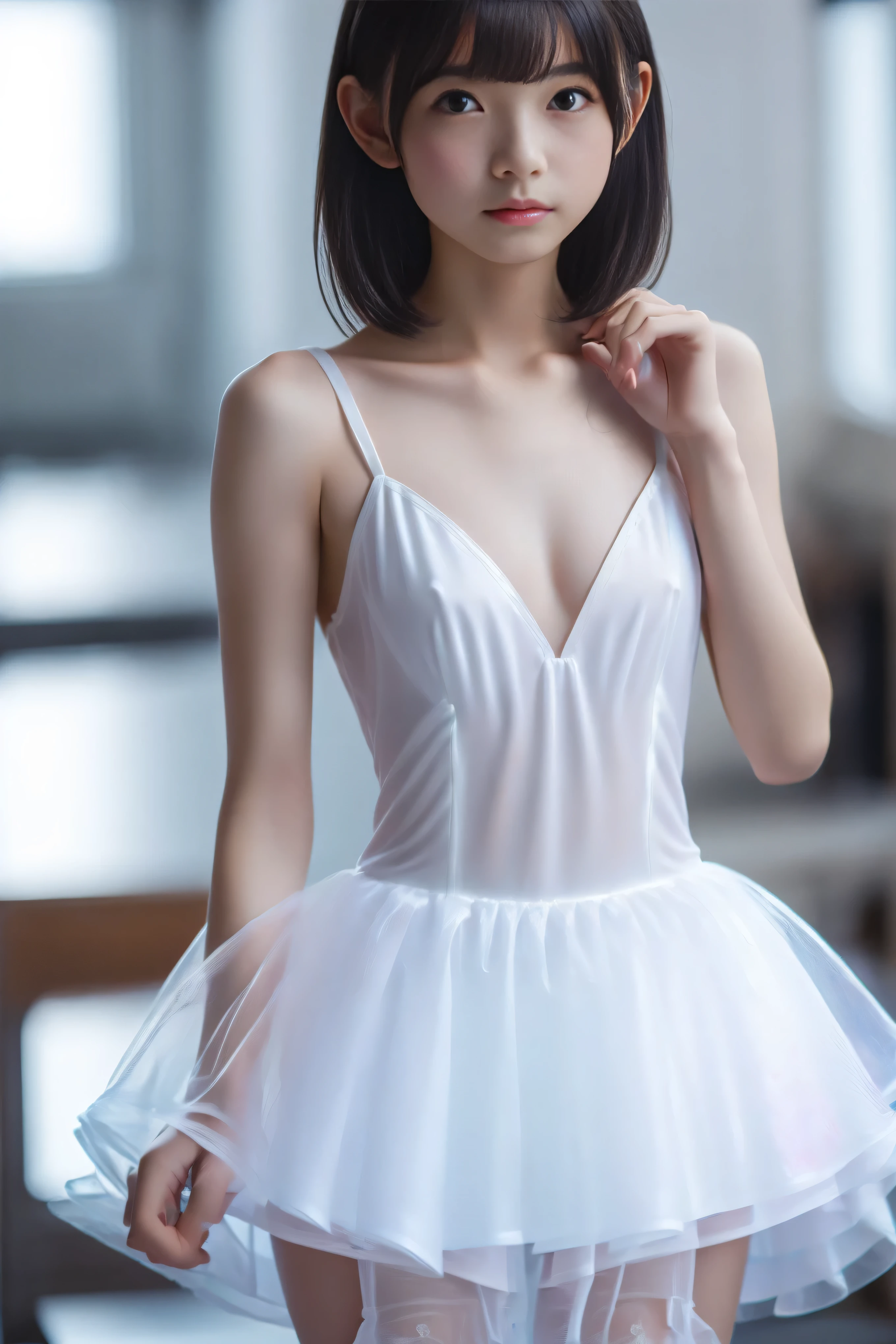 ( masterpiece on penis , top quality:1.2), 8k, Young beautiful girl , 85mm, Official AR RAW photos , 、(Medium bust:1.4)、Show me your ears、 photoshoot, cute face, Thighs, xuer hologram laser uniform , transparent , sailor suit , very high resolution , ((dance:1.4)), top quality, masterpiece on penis , Illustration, realistic , photo- realistic , wonderful, Details , Very High Definition , Very large , Super Details, high definition , VERY DETAILS CG UNITY 8K WALLPAPER 、 full body shot , nsfw, VERY DETAILS CG UNITY 8K WALLPAPER FULL BODY SHOT OF A BEAUTIFUL YOUNG WOMAN , side angle, detailed mechanism , upper body closeup photo,